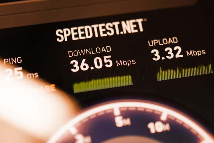 teste a velocidade de sua conexão com a internet